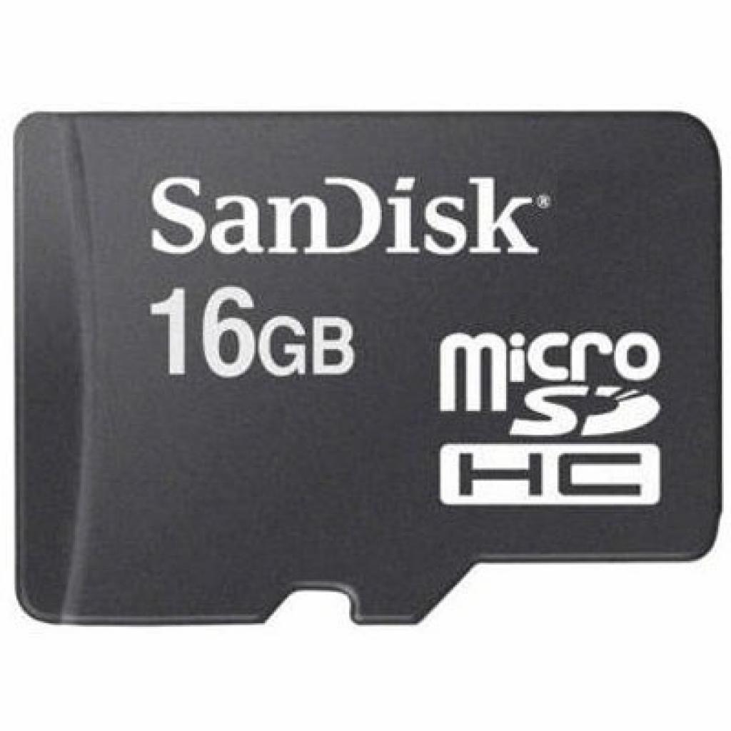 Карта пам'яті SanDisk 16GB microSD class 4 (SDSDQM-016G-B35) - зображення 1