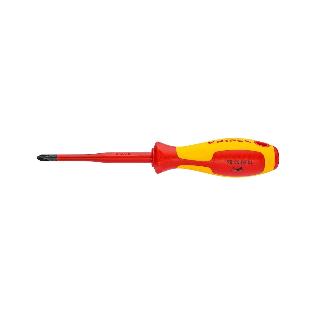 Викрутка KNIPEX з хрестовим шліцом Pozidriv VDE (98 25 01 SL) - зображення 1