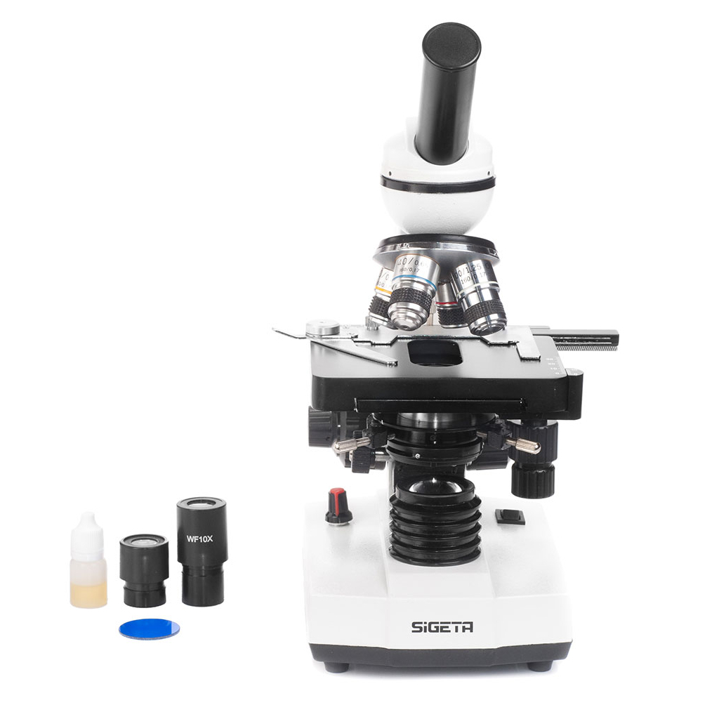 Мікроскоп Sigeta MB-130 40x-1600x LED Mono (65271) - зображення 6