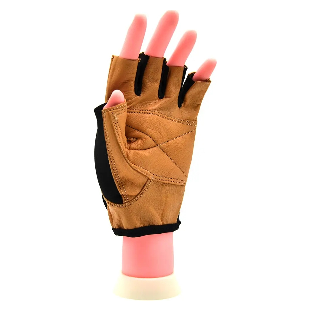 Рукавички для фітнесу MadMax MFG-444 Fitness Brown S (MFG-444-Brown_S) - зображення 6