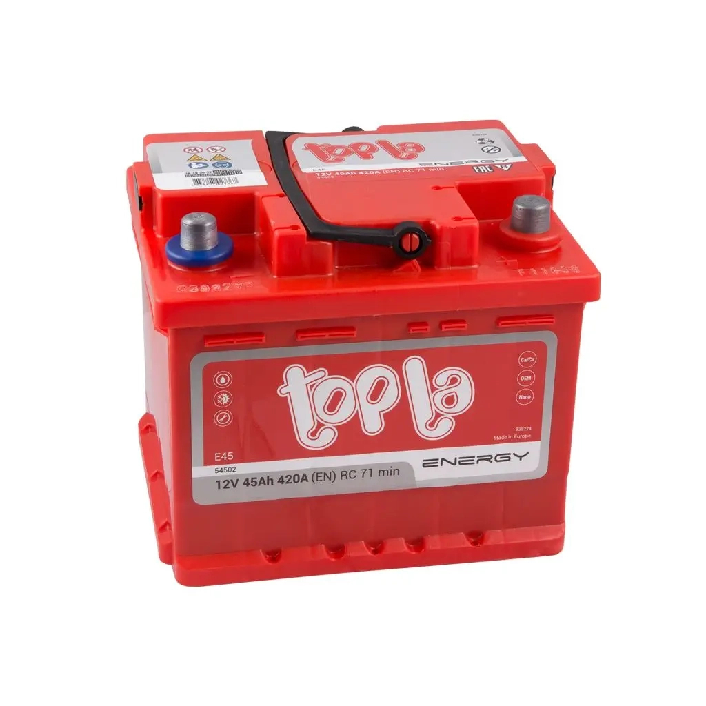 Акумулятор автомобільний Topla 45 Ah/12V Energy Euro (TST-E45-0S) - зображення 3
