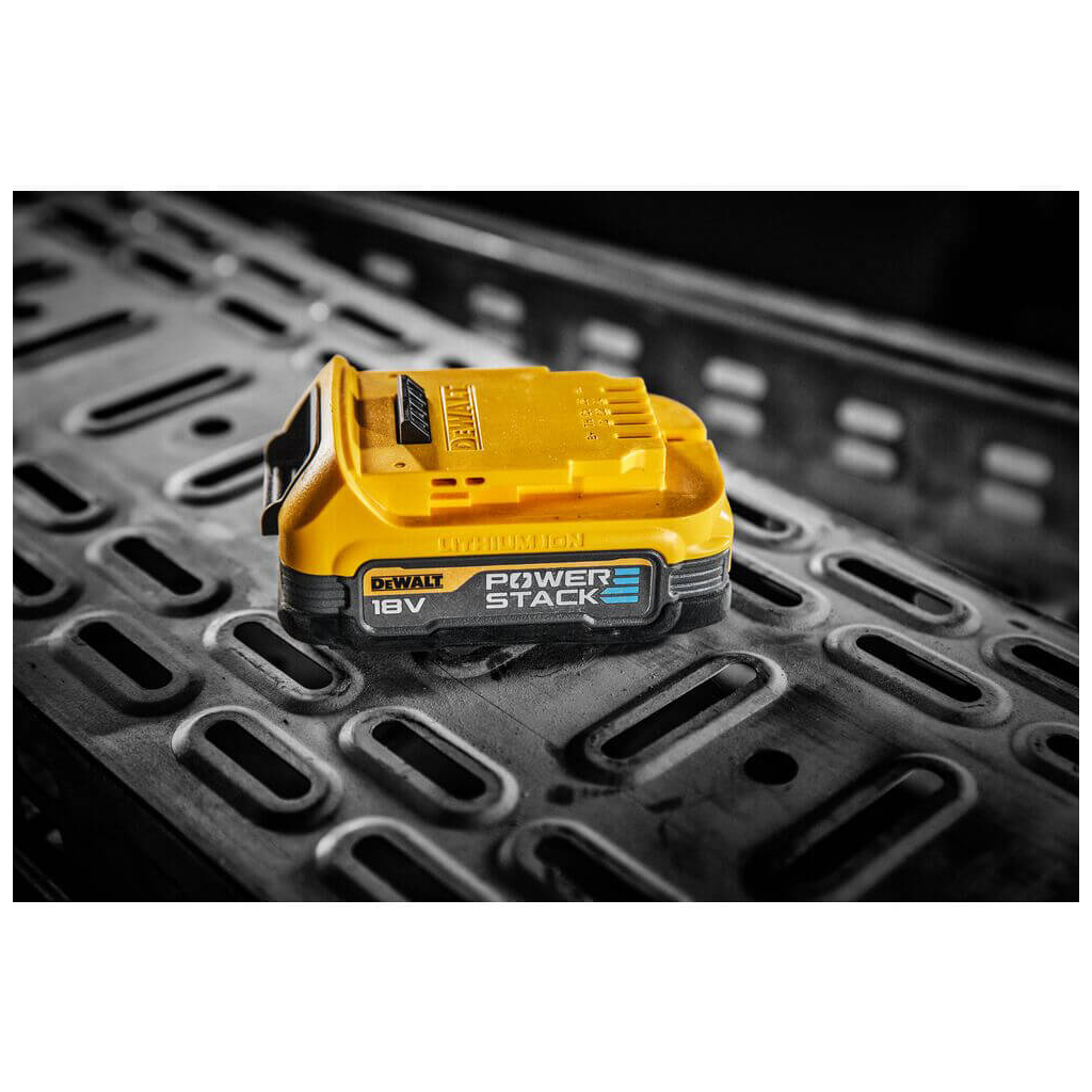 Акумулятор до електроінструменту DeWALT 18V XR Li-lon PowerStack 1.7Ah, 2 шт., вага 0.7 кг (DCBP034E2) - picture 10