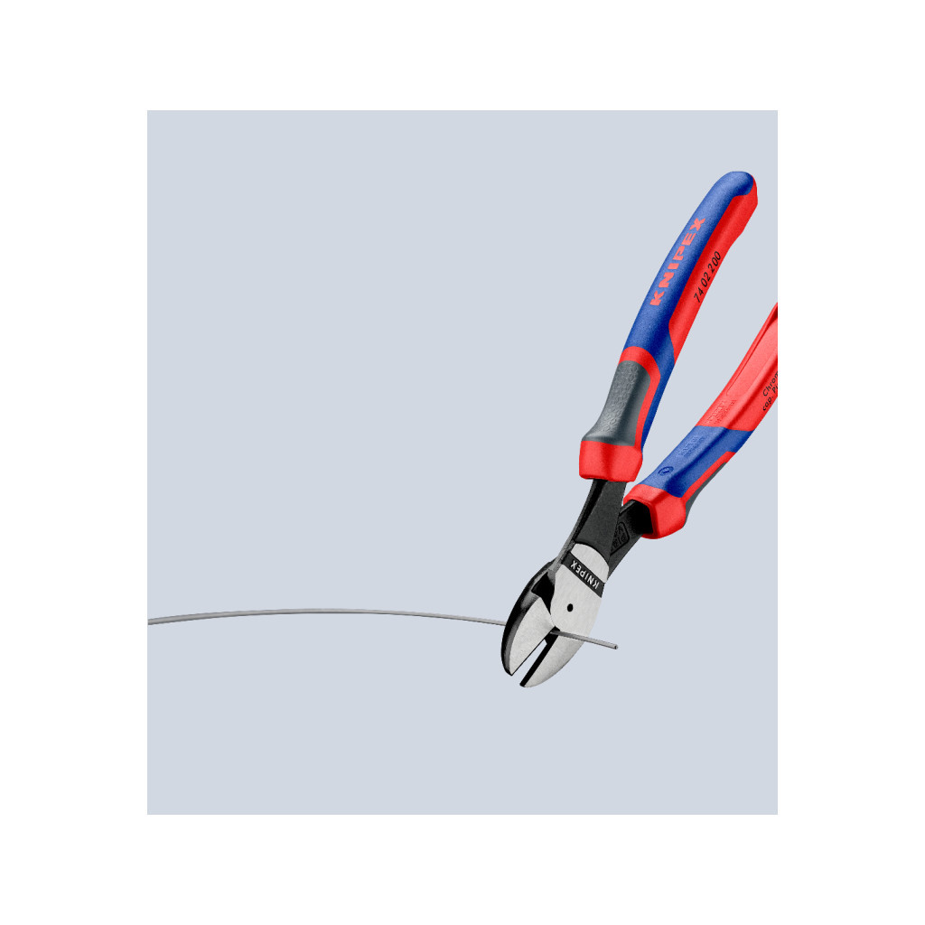 Кусачки KNIPEX бокові посилені 200мм (74 02 200) - изображение 7