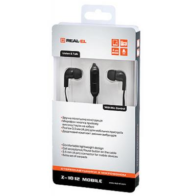 Навушники REAL-EL Z-1012 Black - зображення 4