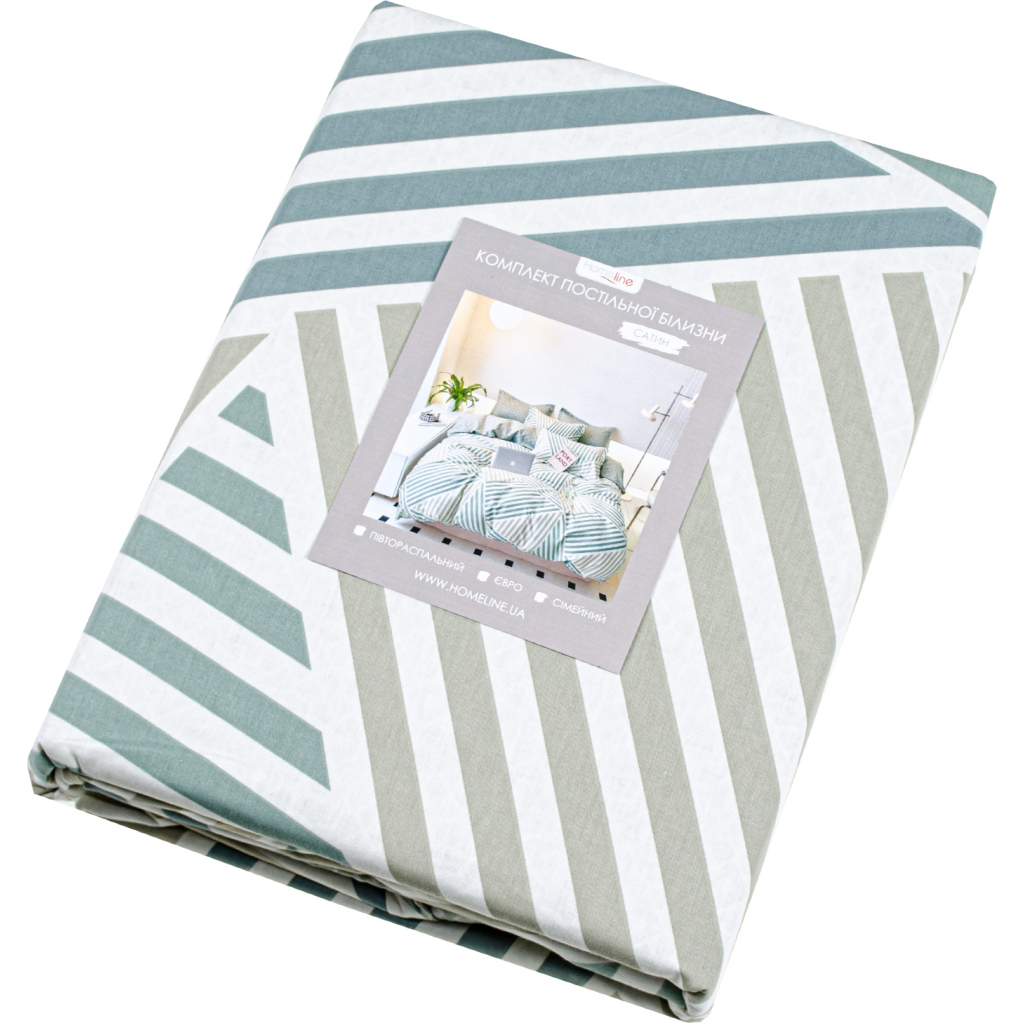 Постільна білизна Home Line Портленд Сатин Твіл євро (182986) - зображення 1