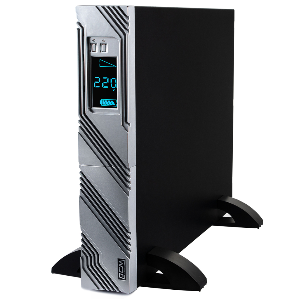 Пристрій безперебійного живлення Powercom SRТ-1000XL (SRT.1000XL.LCD.PCM) - зображення 1