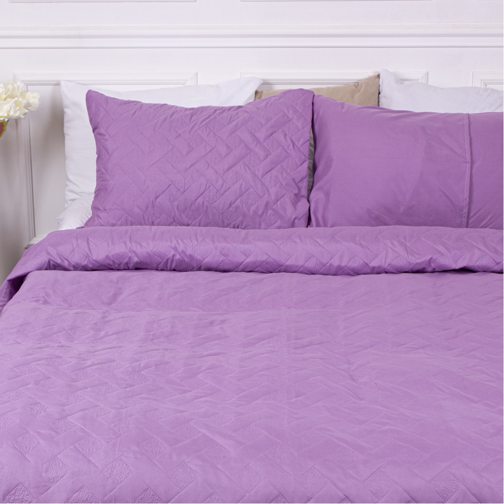 Покривало MirSon набір Deep Line №7105 Lavander Herd 150х210 + 2 наволочки 50х70 (2200005622827) - зображення 4