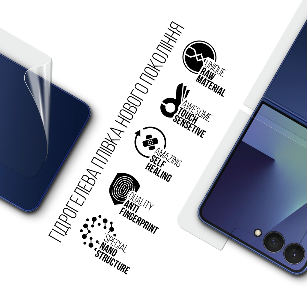 Плівка захисна Armorstandart Hydrogel на задню панель Samsung Flip 7 (SM-F766) (ARM87445) - зображення 2