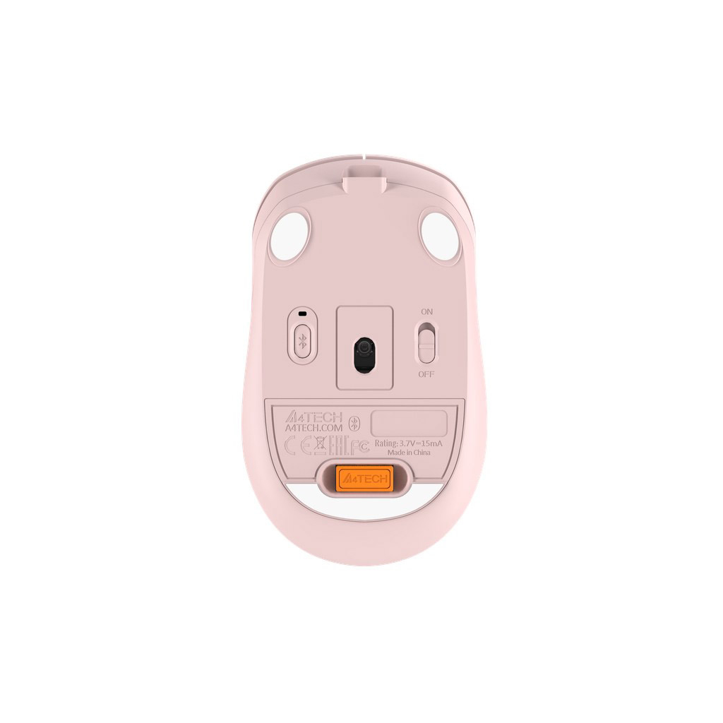Мишка A4Tech FB10C Wireless/Bluetooth Pink (4711421967457) - зображення 10