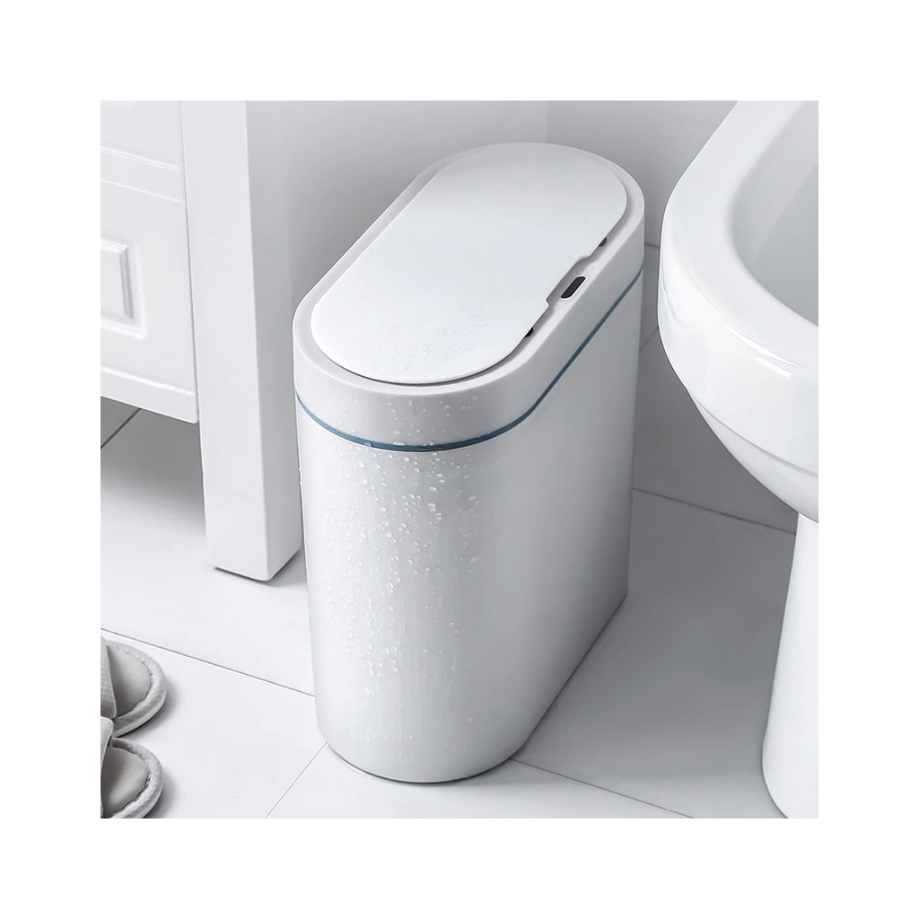 Контейнер для сміття JAH Сенсорний Овальний Білий 8 л (6601) - изображение 12