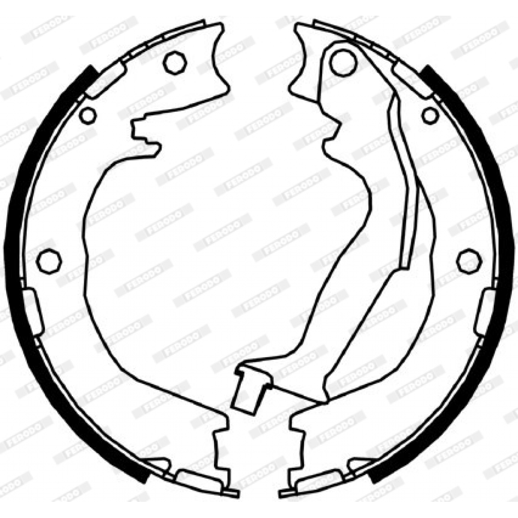 Гальмівні колодки FERODO FSB4050 - зображення 2