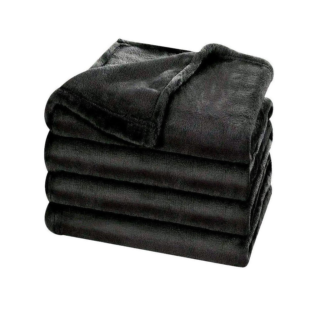 Плед Bergamo Fancy чорний 130 х 180 см (70030405-01) - изображение 3