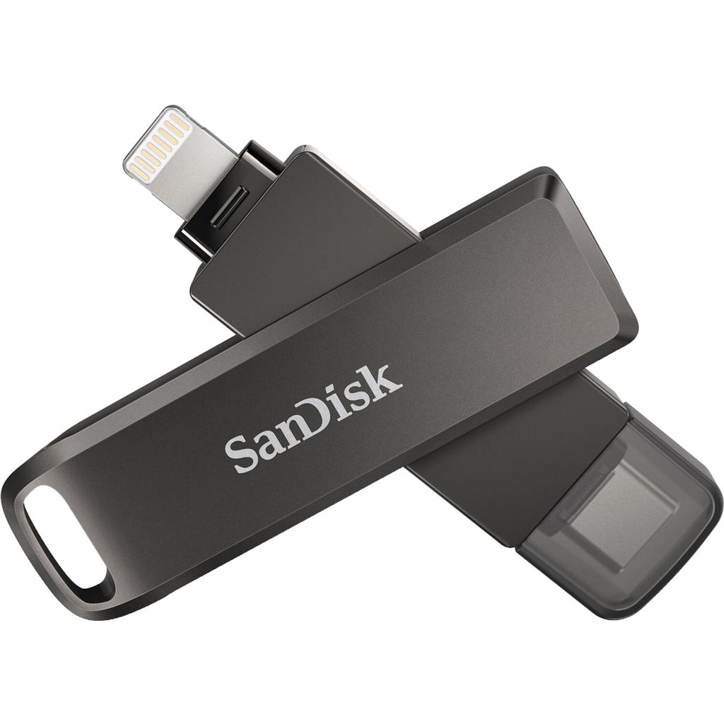 USB флеш накопичувач SanDisk 128GB iXpand Drive Luxe Type-C/Lightning (SDIX70N-128G-GN6NE) - зображення 3