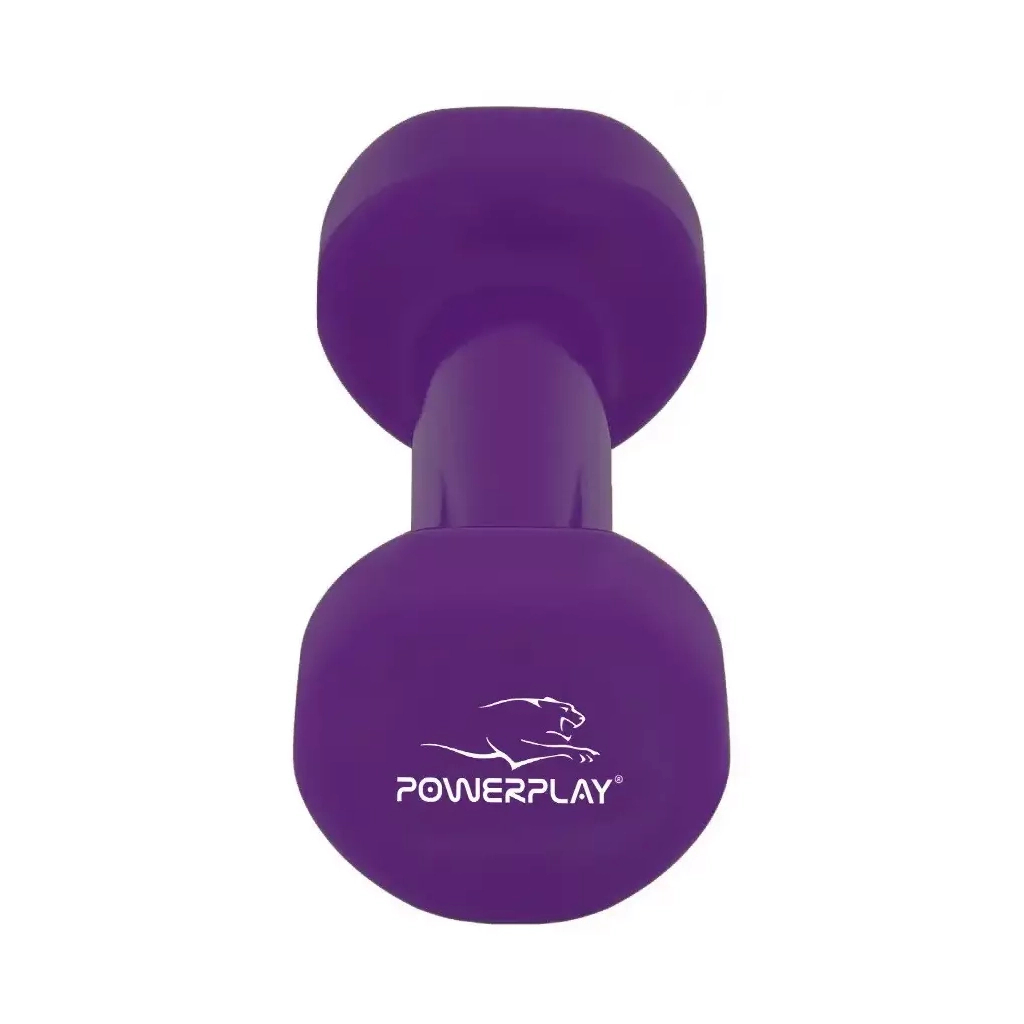 Гантель PowerPlay 4125 Achilles 2.5 кг Фіолетова (PP_4125_2.5kg) - зображення 4