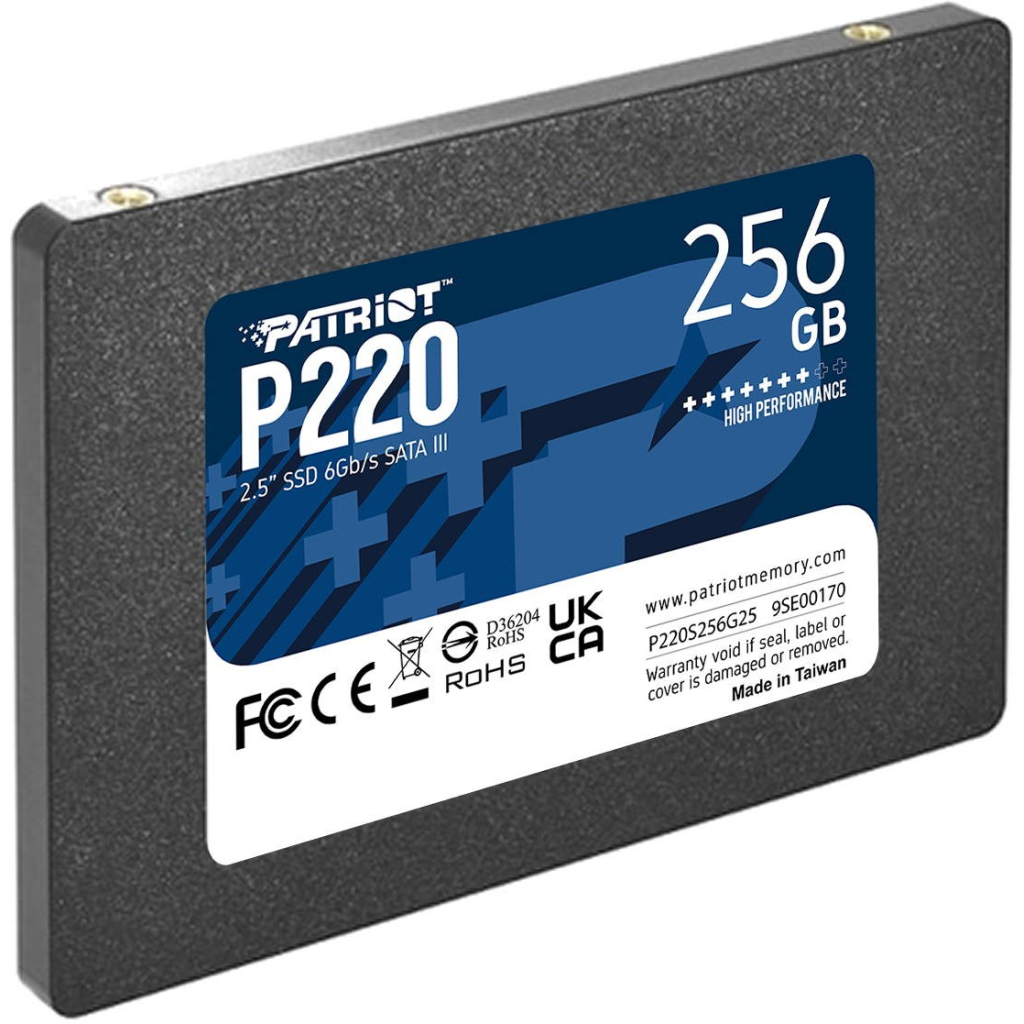Накопичувач SSD 2.5" 256GB P220 Patriot (P220S256G25) - зображення 3