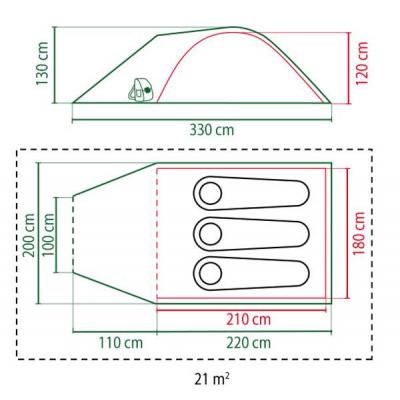 Намет Coleman Drake 3 (2000024813) - зображення 5