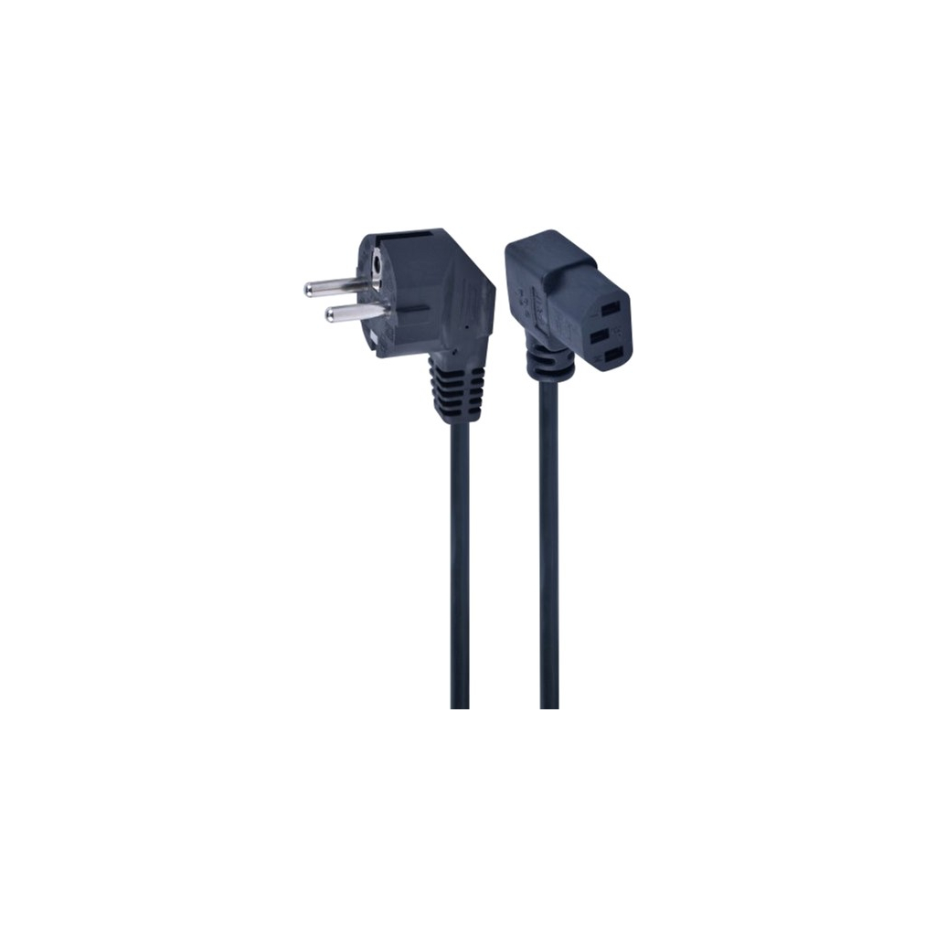 Кабель живлення C13 1.5m 90° corner Cablexpert (PC-186A-VDE1B-1.5M) - зображення 1