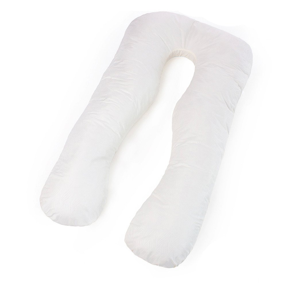 Подушка MirSon для вагітних та відпочинку Eco Line №8015 U-подібна Creamy (2200006178392) - изображение 1