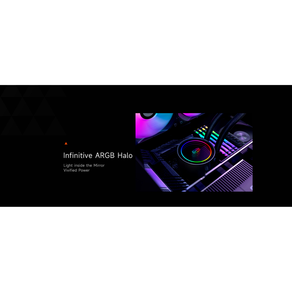 Система рідинного охолодження PcCooler DA360 ARGB BK - изображение 7