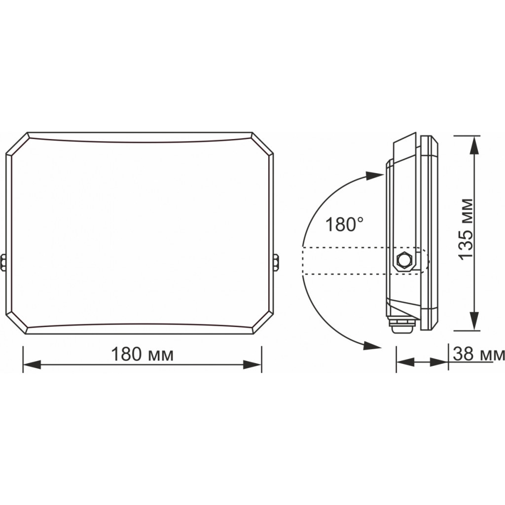 Прожектор Videx VLE-F3-0505B - зображення 4