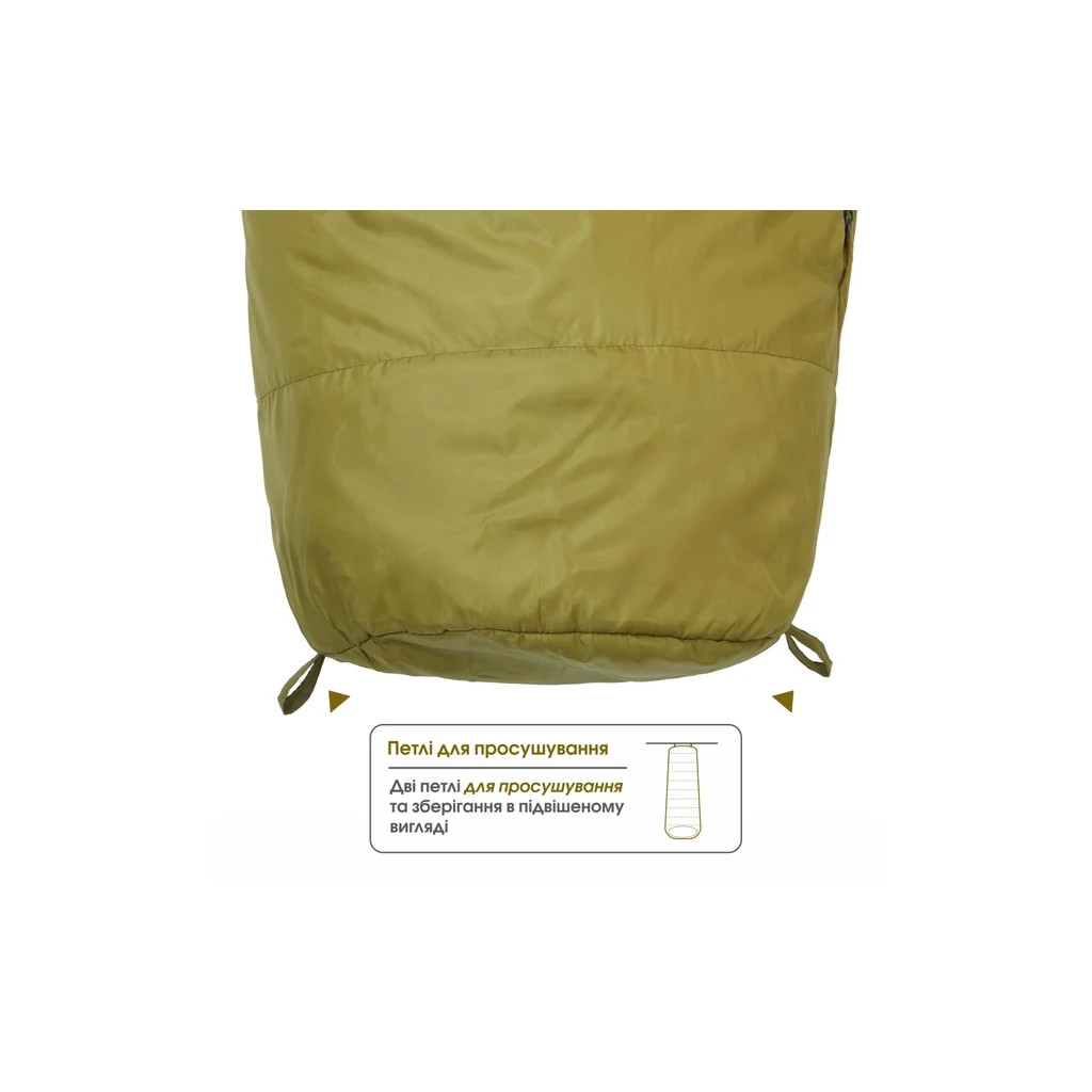Спальний мішок Mousson RINGO R Olive (10163) - зображення 9