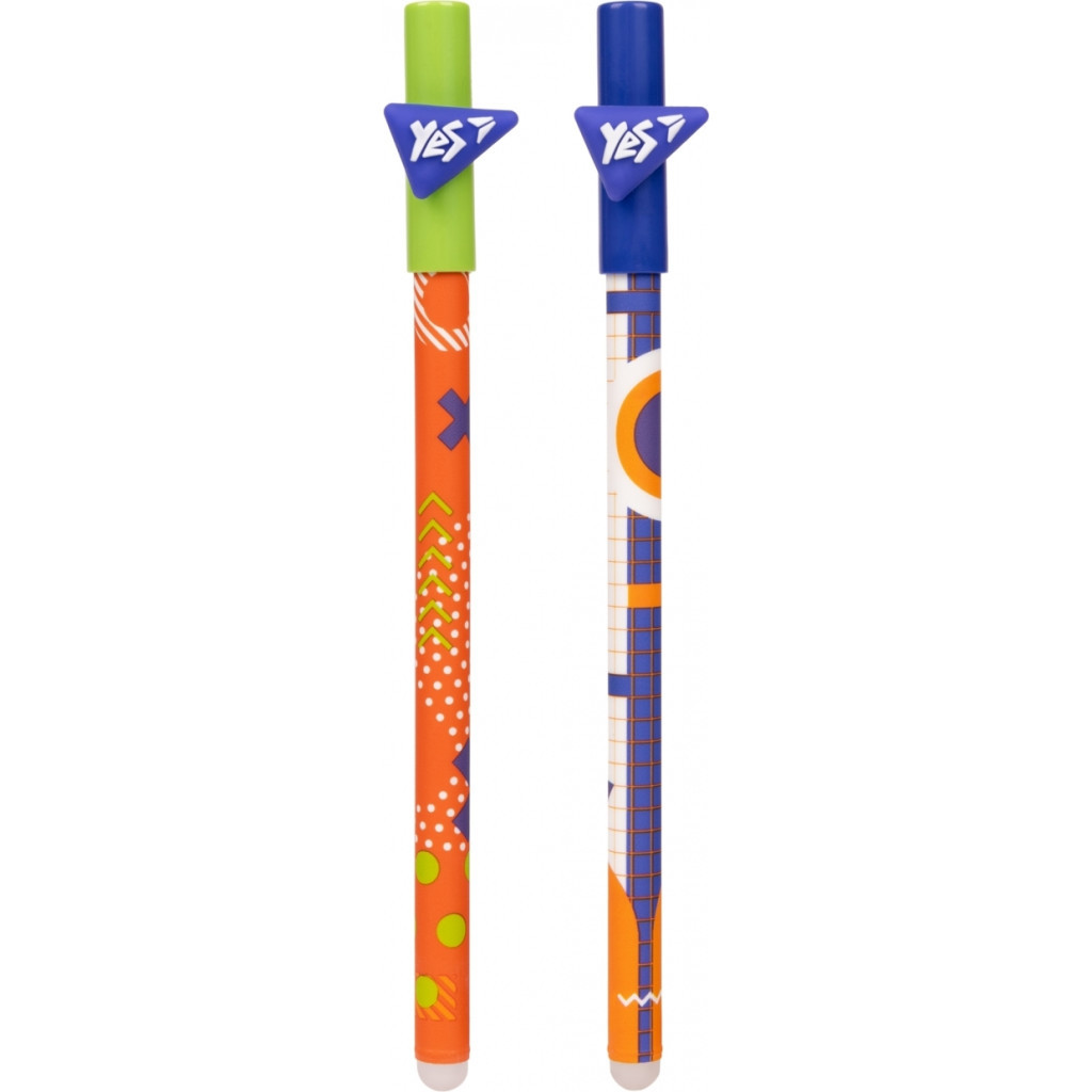 Ручка гелева Yes пиши-стирай Erudite 0,5 мм, синя в асортименті (420400) - зображення 2