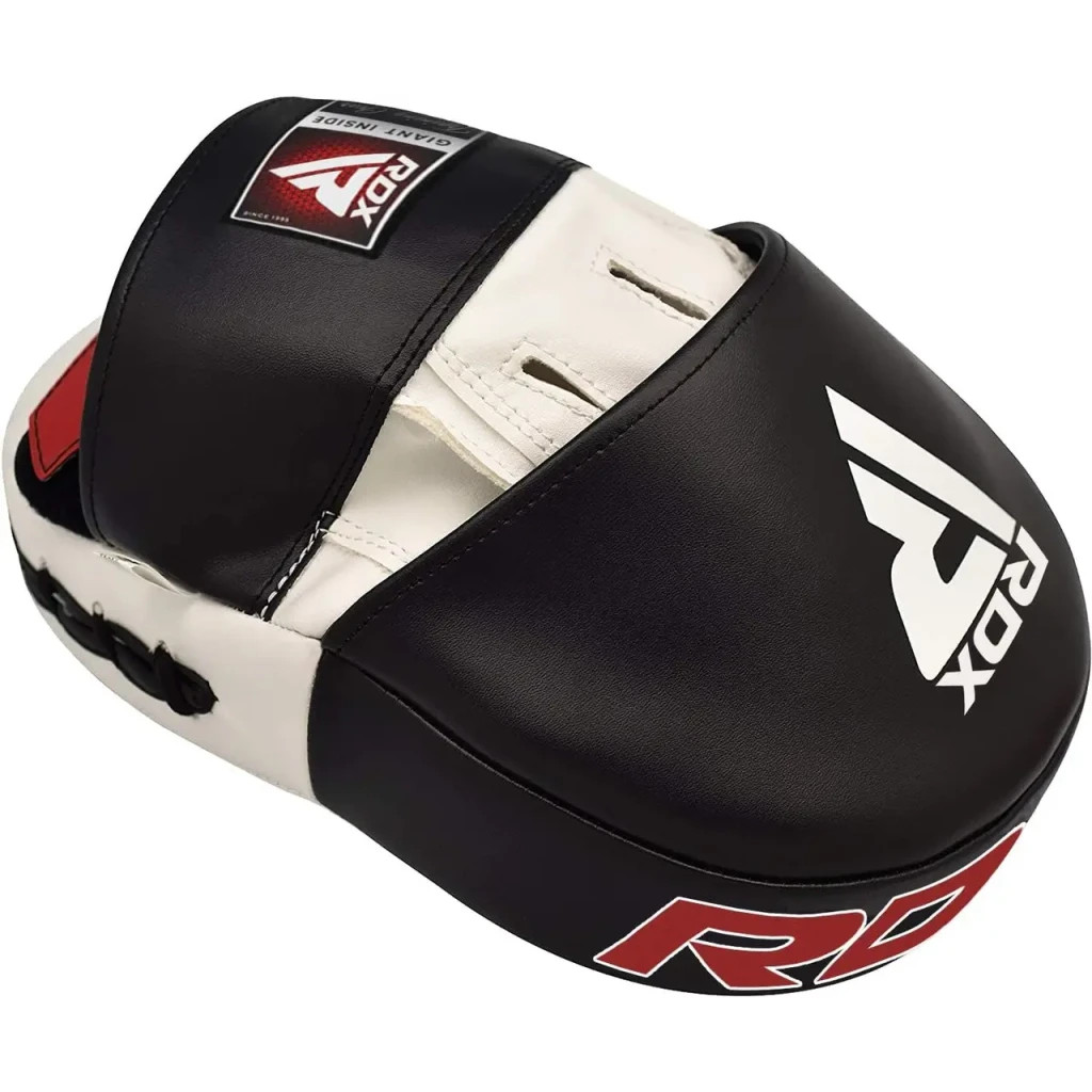 Лапи боксерські RDX T1 Curved White/Black (FPR-T1W) - зображення 3
