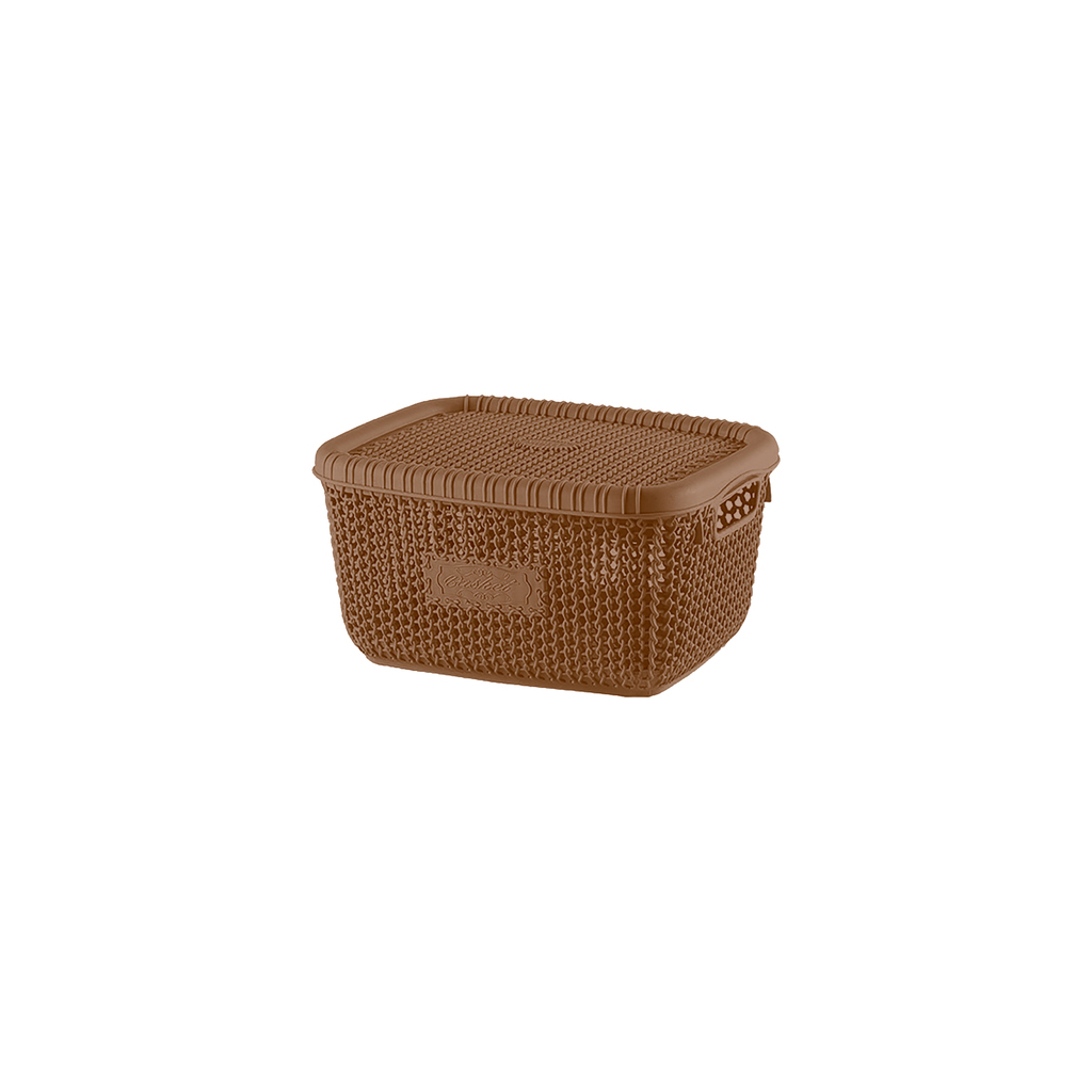 Кошик для зберігання Violet House 1009 Віолетта Caramel 5 л (1009 Віолетта CARAMEL з/кр. 5 л) - зображення 1