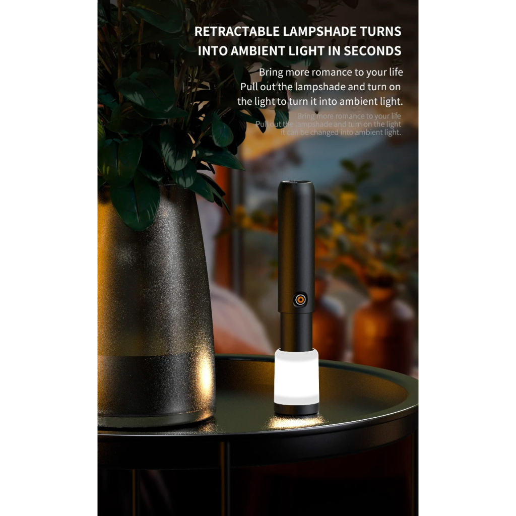 Ліхтар Xiaomi Jimihome Flashlight Black (JM-G3801) - зображення 5