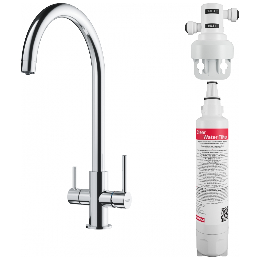 Змішувач Franke Lina Clear Water (160.0702.660) - зображення 1