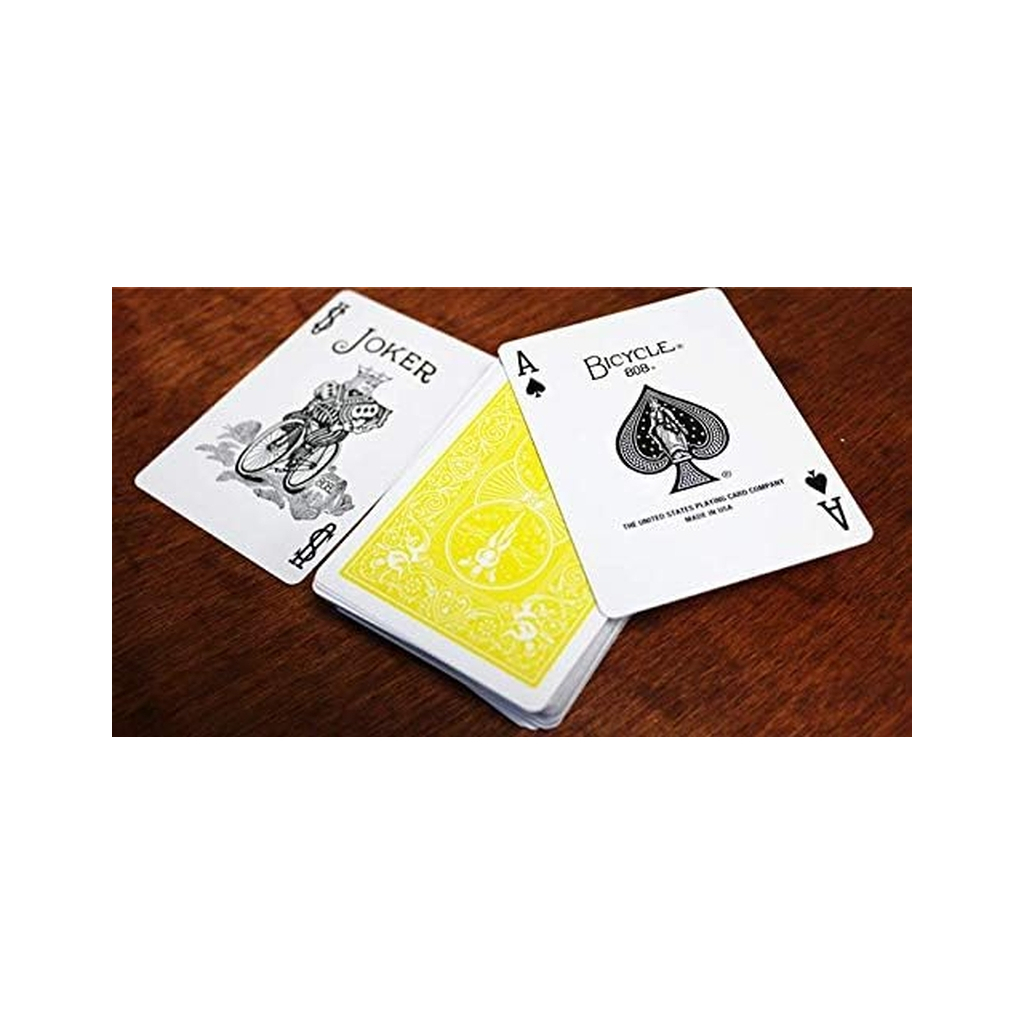 Гральні карти Bicycle Rider Back Yellow deck (09421) - зображення 5