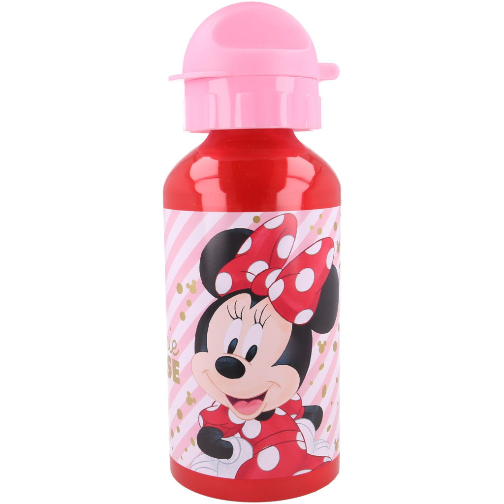 Поїльник-непроливайка Stor Disney - Minnie Electric Doll, Aluminium Bottle 500 ml (Stor-18839) - зображення 1