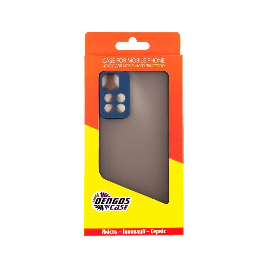 Чохол до мобільного телефона Dengos Matte Xiaomi Redmi Note 11 Pro 5G (blue) (DG-TPU-MATT-115) - зображення 6