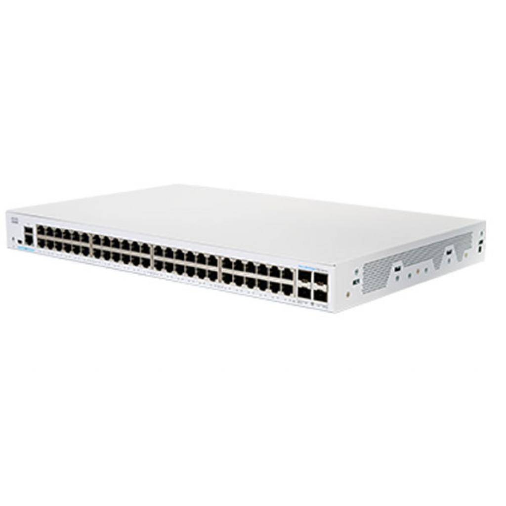 Комутатор мережевий Cisco CBS350-48T-4G-EU - зображення 1
