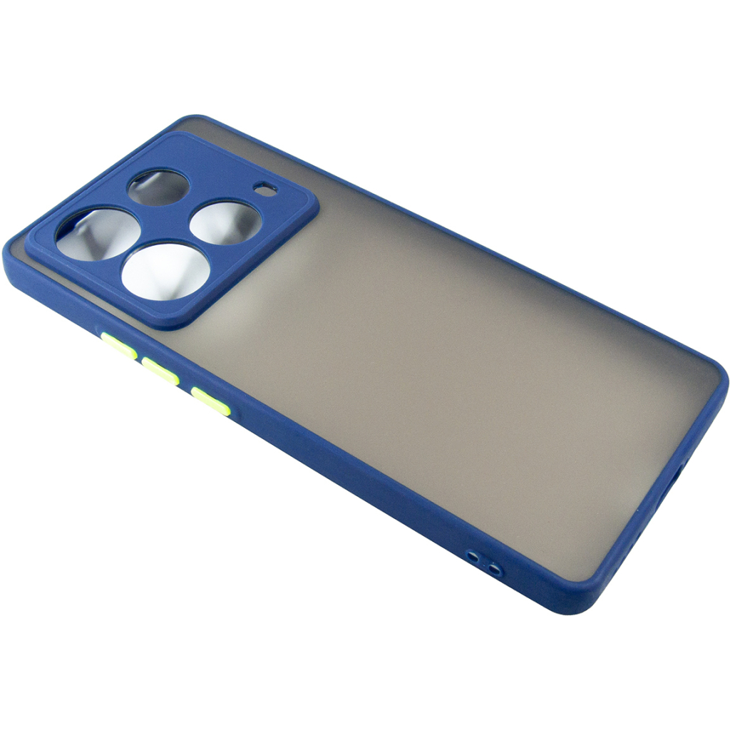 Чохол до мобільного телефона Dengos Matte Infinix Note 40 (Blue) (DG-TPU-MATT-154) - зображення 3