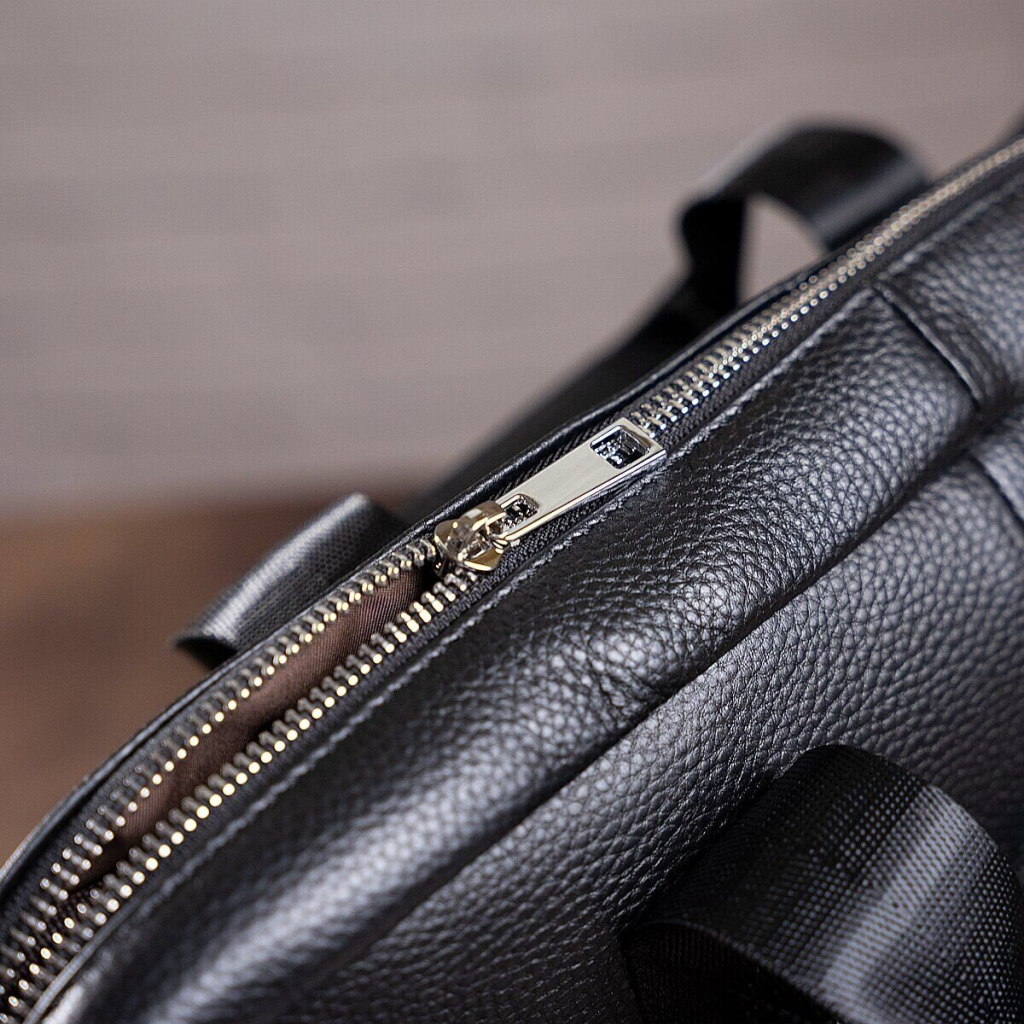 Сумка Vintage Шкіряна Чорна (14794) - зображення 8