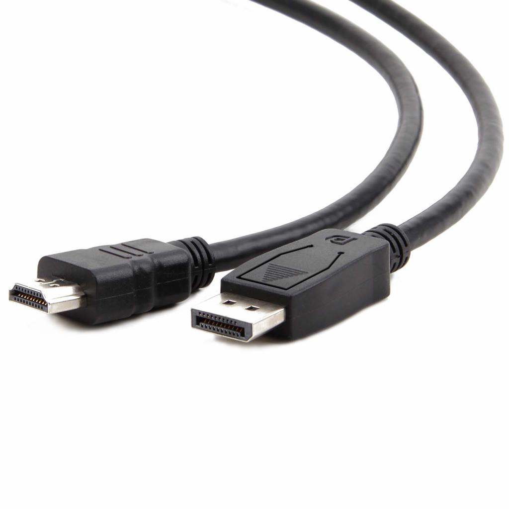 Кабель мультимедійний Display Port to HDMI 3.0m Cablexpert (CC-DP-HDMI-3M) - зображення 2