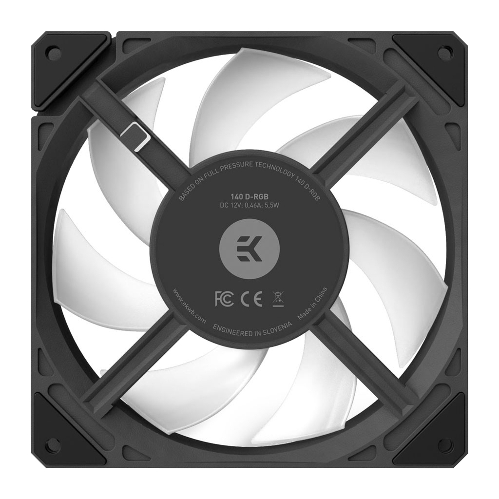 Кулер до корпусу Ekwb EK-Loop Fan FPT 140 D-RGB - Black (3831109897621) - зображення 2