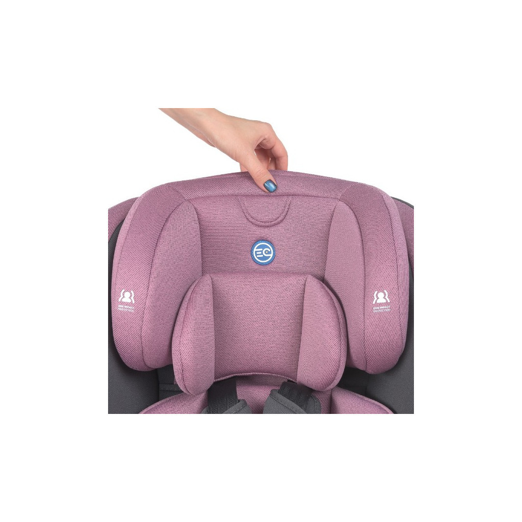 Автокрісло El Camino ME 1080-B BRISTOL ISOFix 9-36 кг royal violet - зображення 8