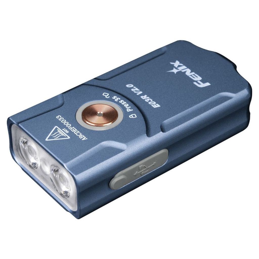 Ліхтар Fenix E03R V2.0 Blue (E03RV20BL) - зображення 1