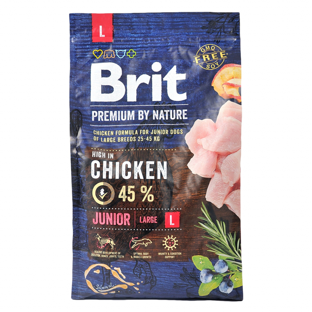 Сухий корм для собак Brit Premium Dog Junior L 3 кг (8595602526420) - зображення 2