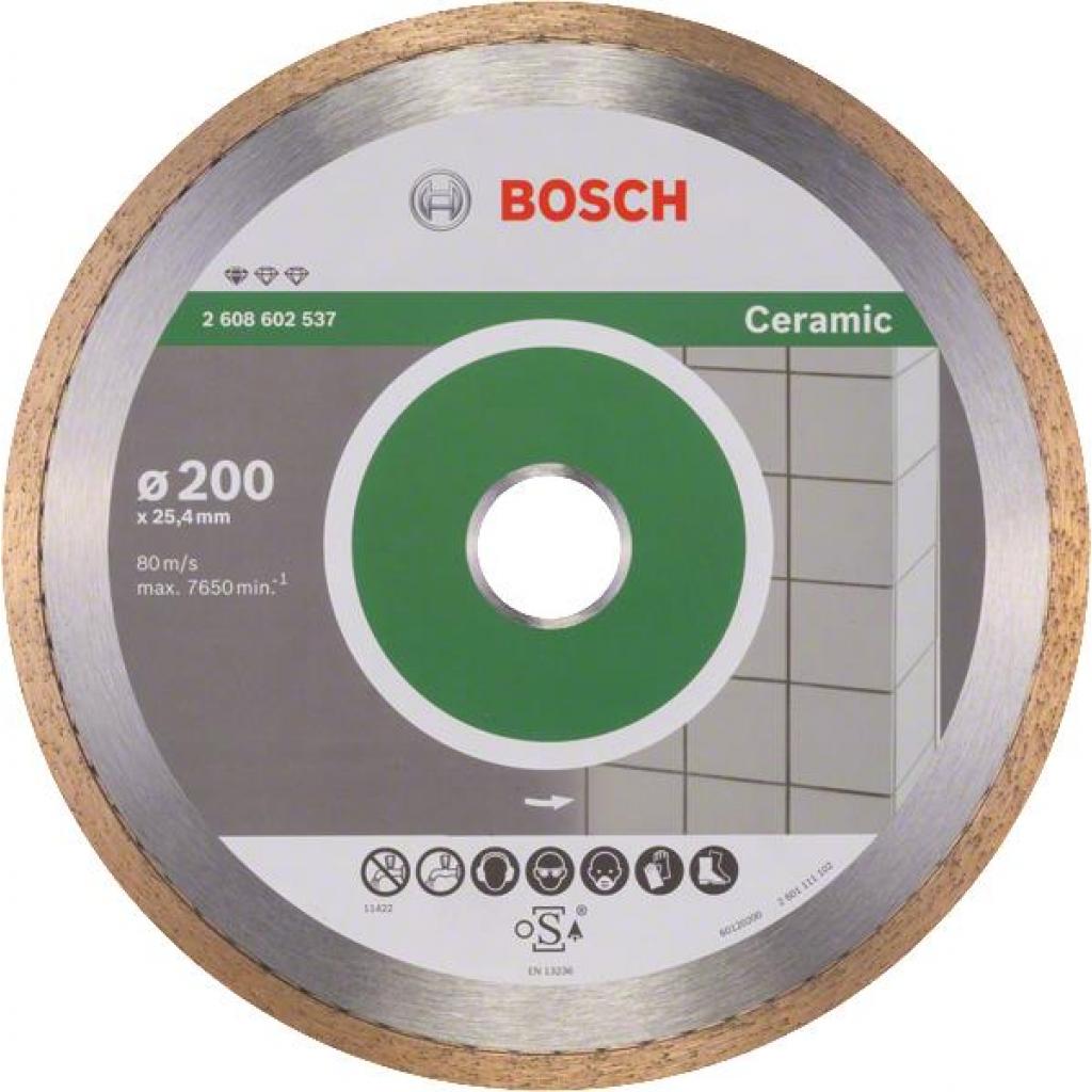 Круг відрізний Bosch Standard for Ceramic 200-25.4 (2.608.602.537) - зображення 1