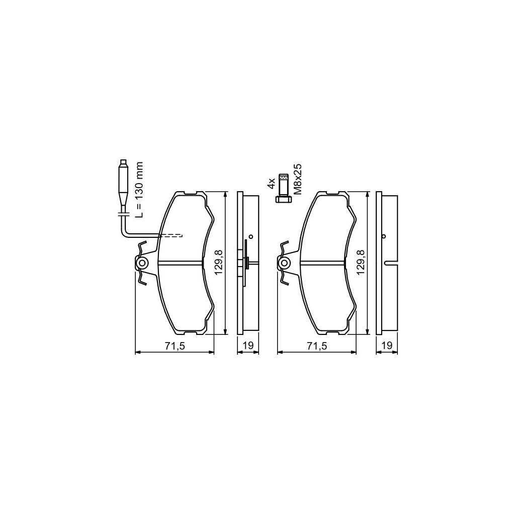 Гальмівні колодки Bosch 0 986 467 411 - зображення 7