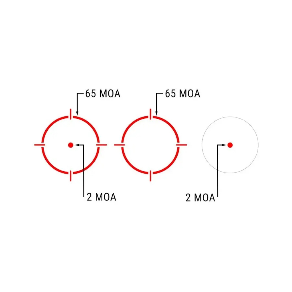 Коліматорний приціл Holosun DRS-TH тепловізійний точка 2 MOA + коло 65 МОА (червоний) (DRS-TH) - зображення 10