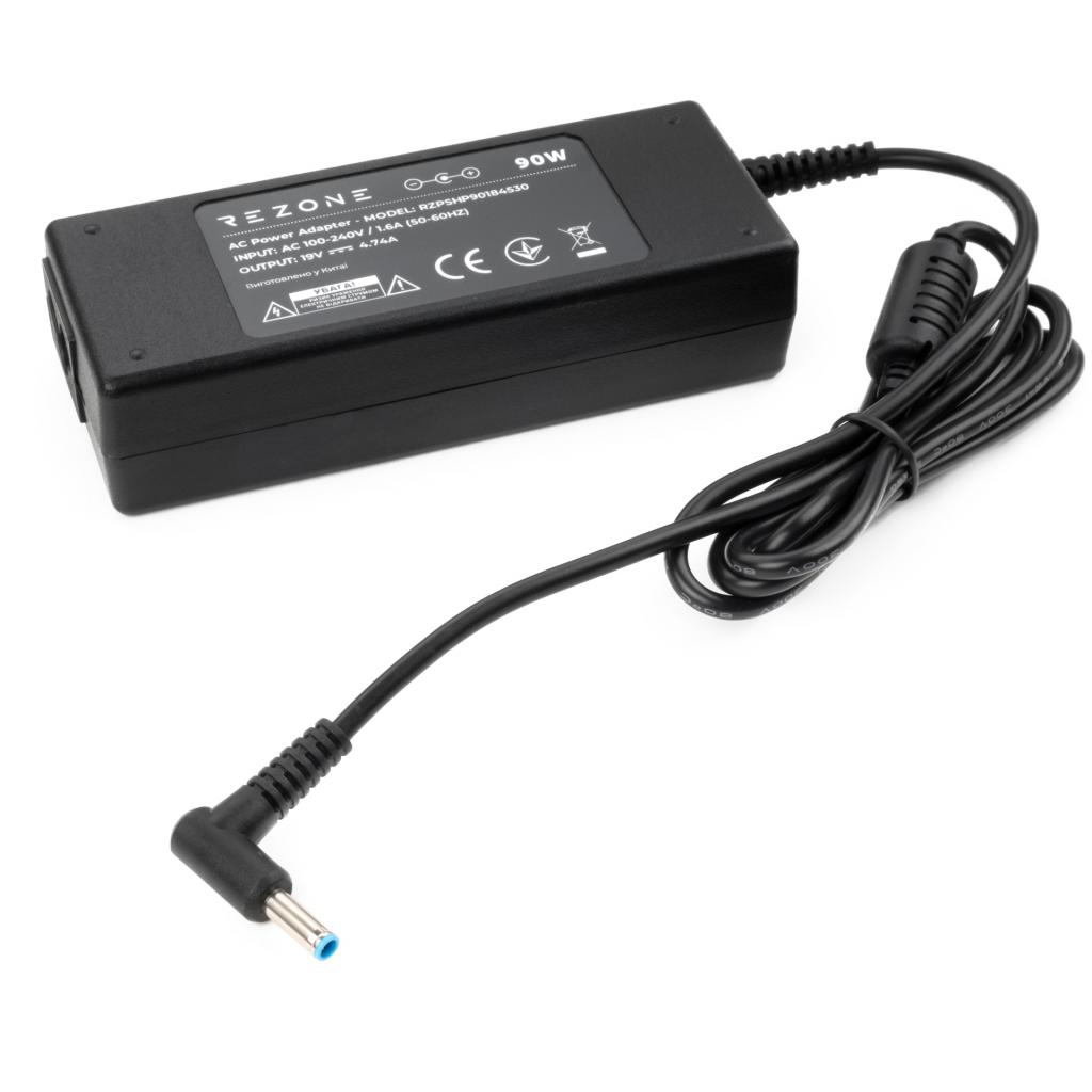 Блок живлення до ноутбуку Rezone HP 90W 18.5V 4.74A 4.5*3.0 (RZPSHP90184530) - зображення 2