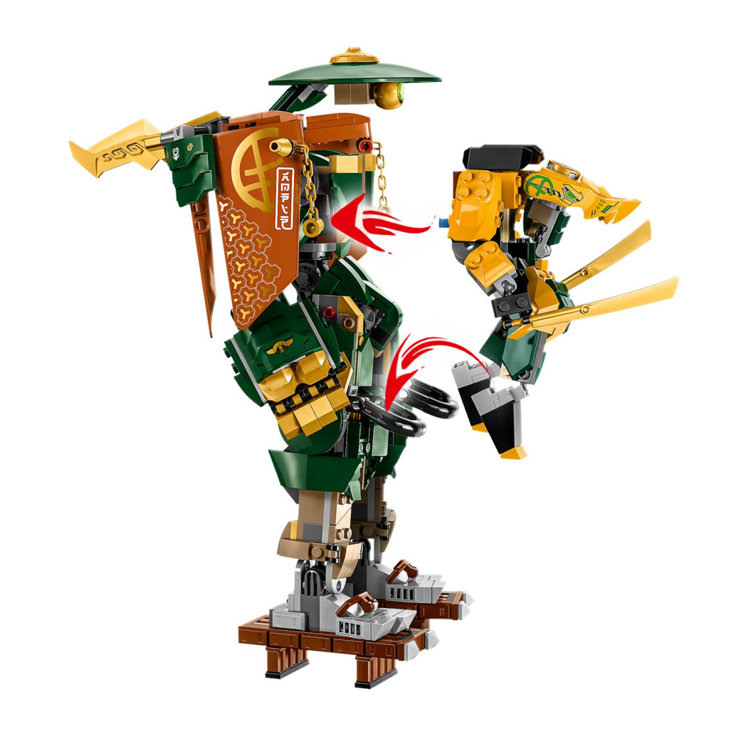 Конструктор LEGO Ninjago Командні роботи ніндзя Ллойда й Арін 764 деталей (71794) - зображення 4