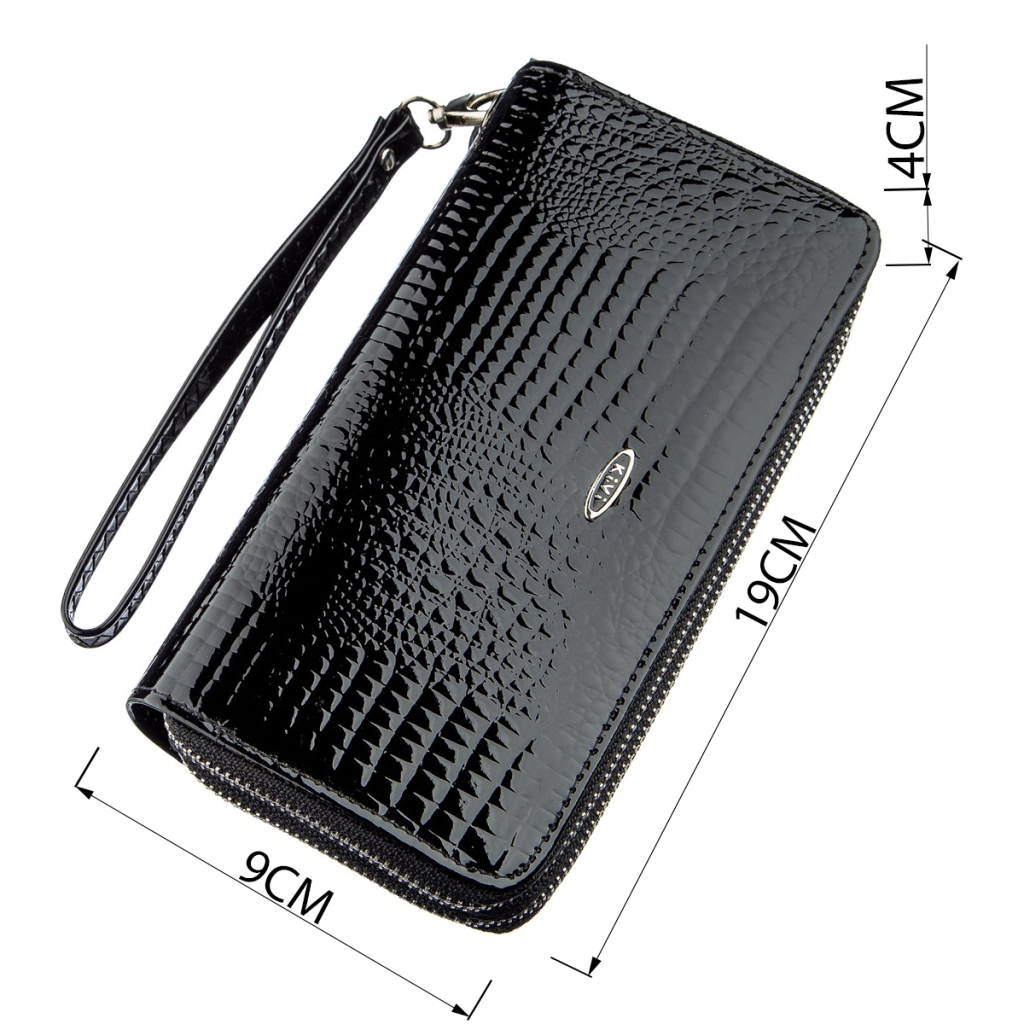 Гаманець Kivi З екошкіри Чорний (19026) - зображення 4