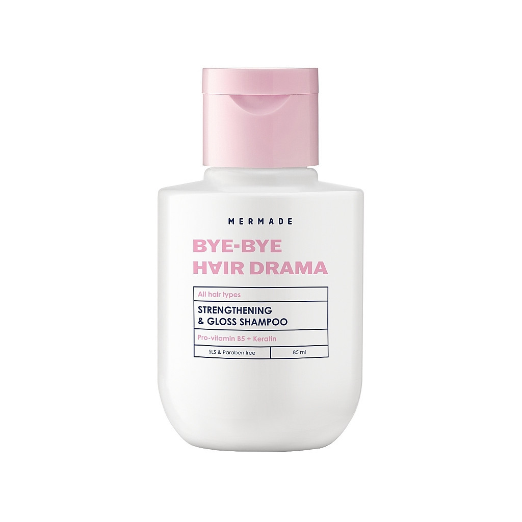 Шампунь Mermade Keratin & Pro-Vitamin B5 Strengthening & Gloss Shampoo Для зміцнення та сяйва волосся 85 мл (4823122900043) - зображення 1