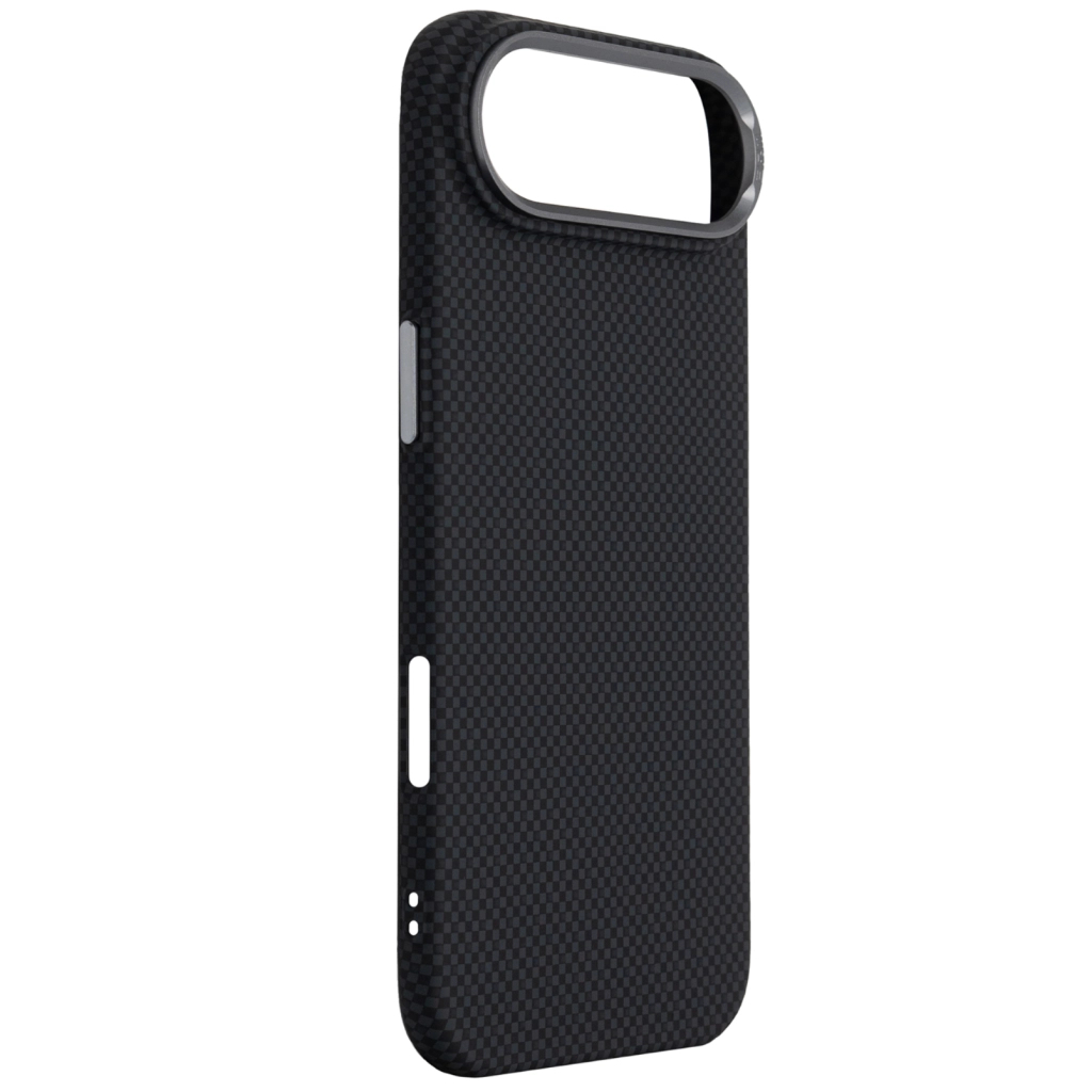 Чохол до мобільного телефона Armorstandart LikeCarbon2 MagCase Apple iPhone 17 Air Kevlar Black (ARM88380) - зображення 3