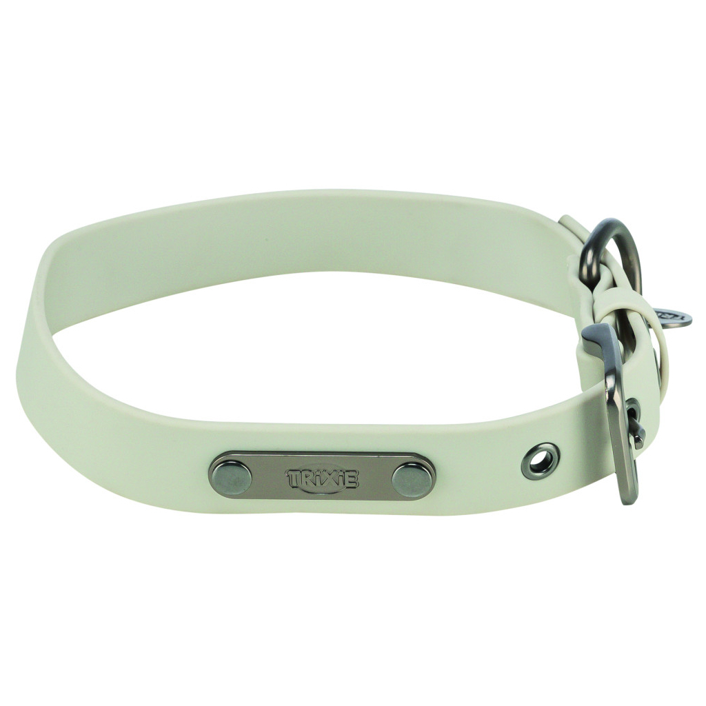 Нашийник для тварин Trixie CityStyle ПВХ XS–S 25–32 см 20 мм світло-сірий (4053032680654) - зображення 2